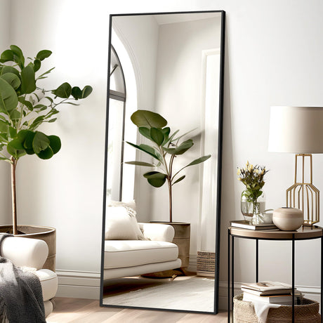 Full Length Mirror Standing Hanging or Leaning Against Wall, Large