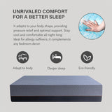 14 Inch Full Mattress, Copper Gel Memory Foam Mattress for Pain Relief