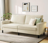 79'' Loveseat Sofa: Comfy Corduroy Love Seat Couch