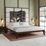 Chalipa 14” Queen Bed Frame - Solid Wood Platform Bed