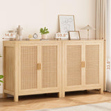 Buffet Cabinet with Storage, Rattan Cabinet, Sideboard Cabinet, Buffet Cabinet