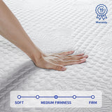 Twin Mattress, 9 Inch Gel Memory Foam Mattress, Gel Infused for Comfort and Pressure