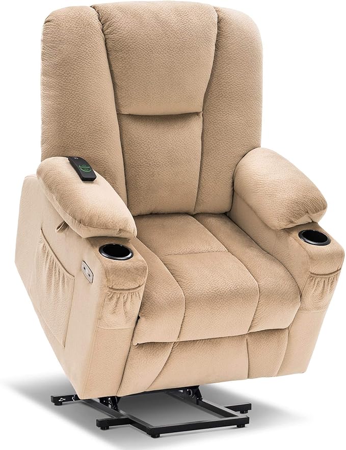 Power Lift Recliner Chair Sofa with Extended Footrest,3 Positions,Hand Remote Control