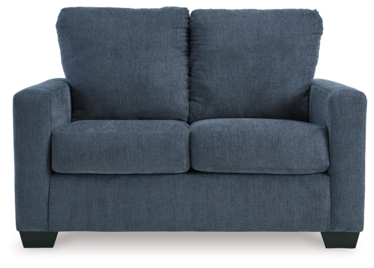 Rannis Sofa Sleeper Sofabed, 54"W x 40"D x 39"H, Blue
