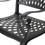 Hallandale Outdoor Cast Aluminum Chairs