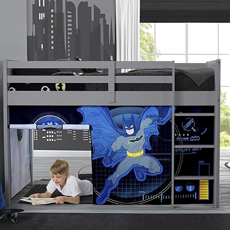 JoJo Siwa Loft Bed Tent - Curtain Set for Low Twin Loft Bed