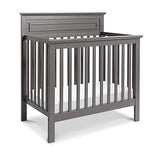 Autumn 4-in-1 Convertible Mini Crib in Chestnut, Greenguard Gold Certified