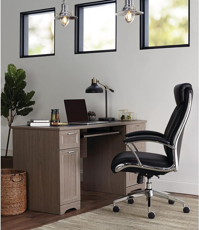 Magellan 59"W Manager's Computer Desk, Gray