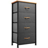 4 Drawers Dresser, Small Dresser for Bedroom, Fabric Storage Tower, Chest of Drawers