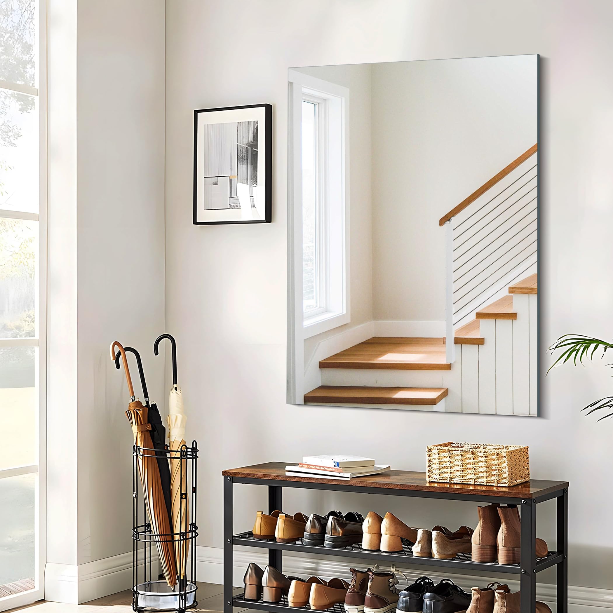 Frameless Mirror,  Rectangle Bathroom Mirrors