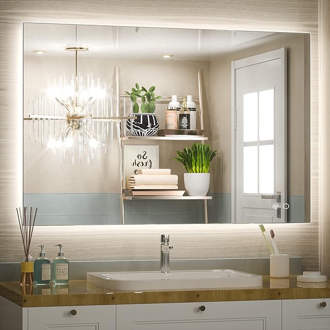 LED Bathroom Mirror,  LED Mirror Lighted Bathroom Mirror