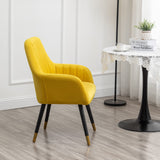 Tuchico Accent, one chair, Yellow Velvet