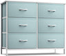 Sorbus Dresser with 6 Drawers - Furniture Storage Tower Unit for Bedroom, Hallway, Closet, Office Organization - Steel Frame