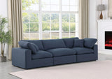 187Navy-S119 Comfy Collection Modern | Contemporary Upholstered Modular Sofa