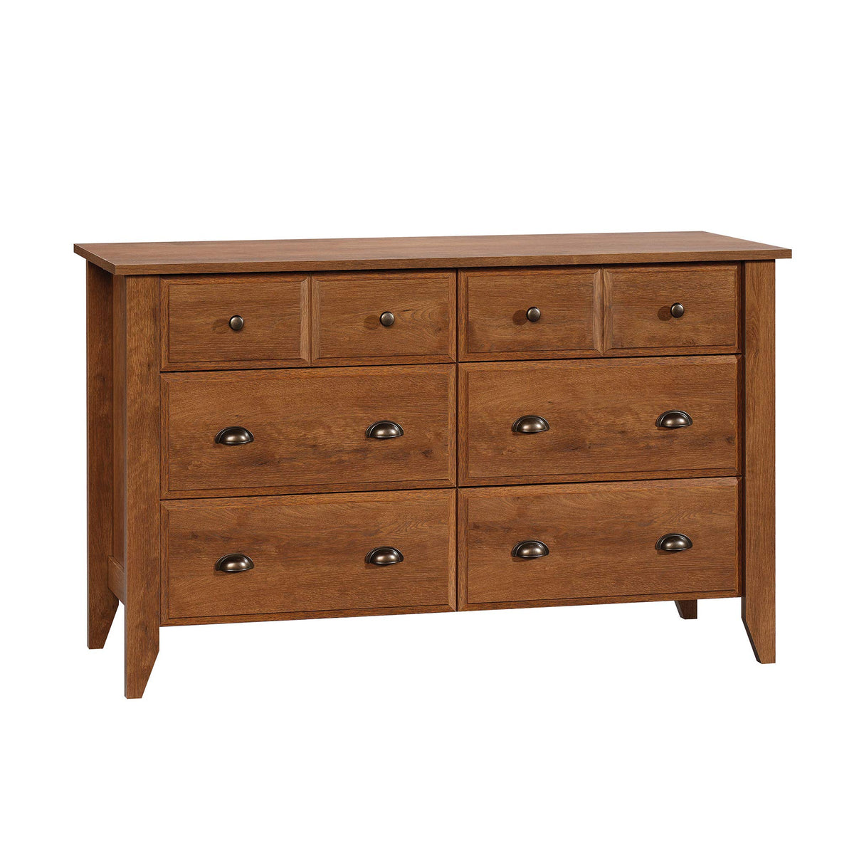 Shoal Creek Dresser, L: 60.0" x W: 16.73" x H: 35.04, Oiled Oak