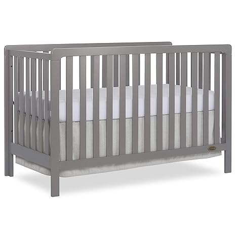 Ridgefield 5-in-1 Convertible Crib in Mint & White, Greenguard Gold Certified