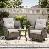 Wicker Outdoor Furniture Patio Furniture Set - 6 Piece Patio Conversation Set