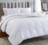 Luxury Natural White Down Comforter King - Soft & Fluffy All-Season 54 OZ Fill Weight