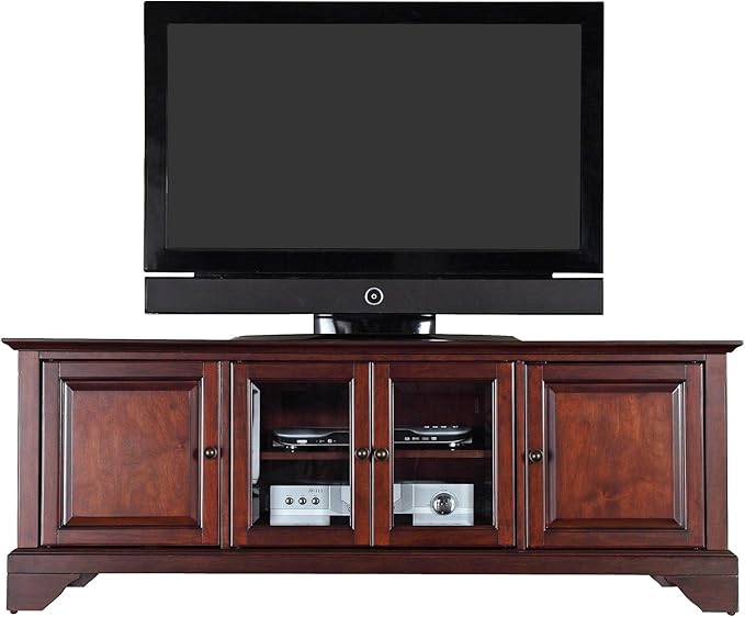 Cambridge 60-inch Low-Profile TV Stand, Vintage Mahogany