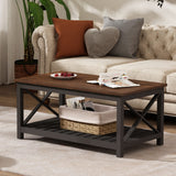 Coffee Table, Rustic Vintage Farmhouse Living Room Table