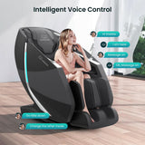 4D Massage Chair Full Body, Zero Gravity, SL Track Shiatsu Massage Recliner Chair