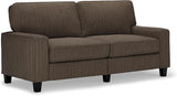 Palisades 78" Track Arm Sofa, Easy Care Polyester, Soft Pillow Back, Pocket Coil Seat Cushions, Removable Covers