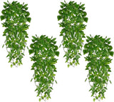 Artificial Hanging Plants, 6 Pack Fake Potted Greenery Plant 3.6FT Faux Ivy Vine