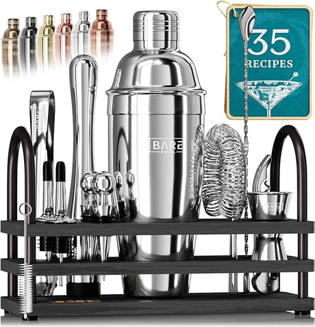 Mixology Bartender Kit Bar Set | 14-Piece Cocktail Shaker Set