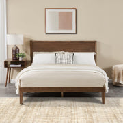 Wood Queen Platform Bed Frame with Headboard