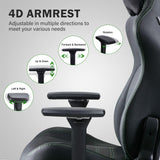 Gaming Chair,Big and Tall Gaming Chair with Footrest