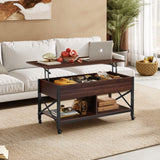 Coffee Table, 41" Lift Top Coffee Table with Hidden Compartment