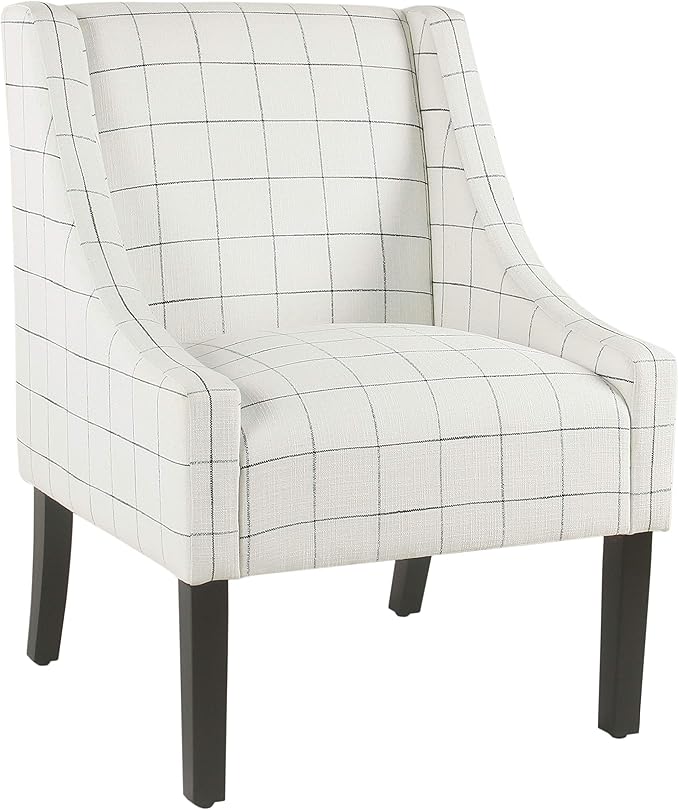 Arm Accent Chair, Gray Leaf