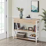 3-Tier Console Tables for Entryway, Small Entryway Table