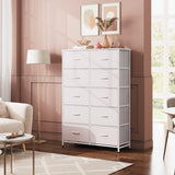 Tall Dresser for Bedroom with 10 Drawers, Chest of Drawers, Dressers Bedroom Furniture,