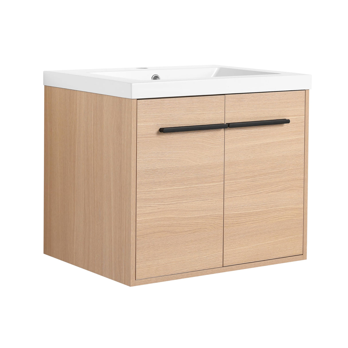 24 Inch Floating Bathroom Vanity, 24" Bathroom Vanity with Sink, Single Sink Bathroom