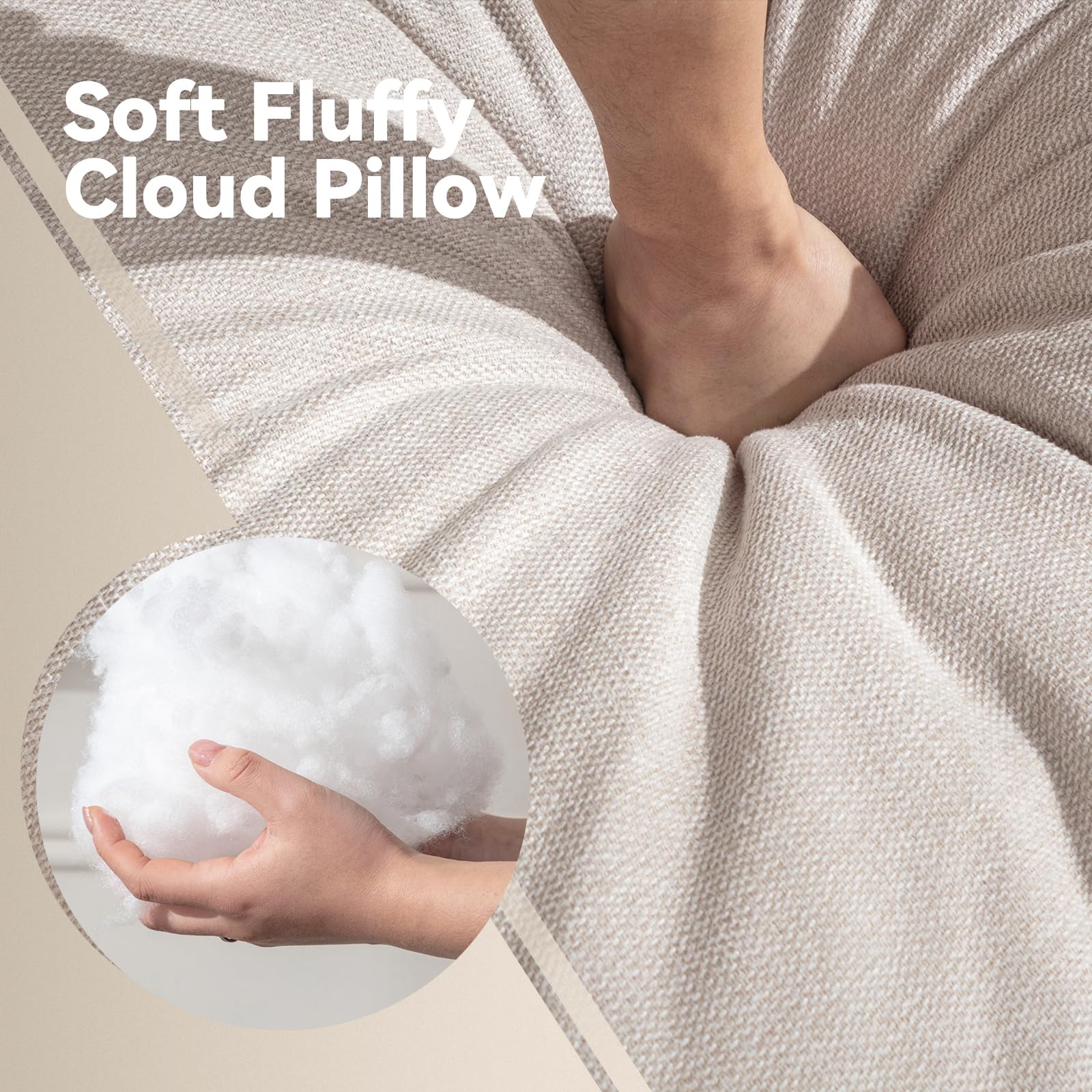 Modular Sectional Sofa Modern Oversized Cloud Couch