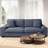 71.25" Chenille Sofa Couches for Living Room, 2 Seater Sofa with 2 Pillows,