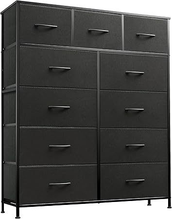 Tall Dresser for Bedroom, Fabric Dresser Storage Tower, Dresser & Chest of Drawers