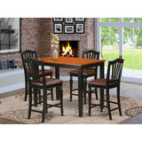 Yarmouth 5 Piece Counter Height Pub Set Includes a Rectangle Dining Room Table