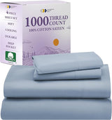 1000 Thread Count King Size Sheet Set, Winner Architectural Digest Best Sheet,