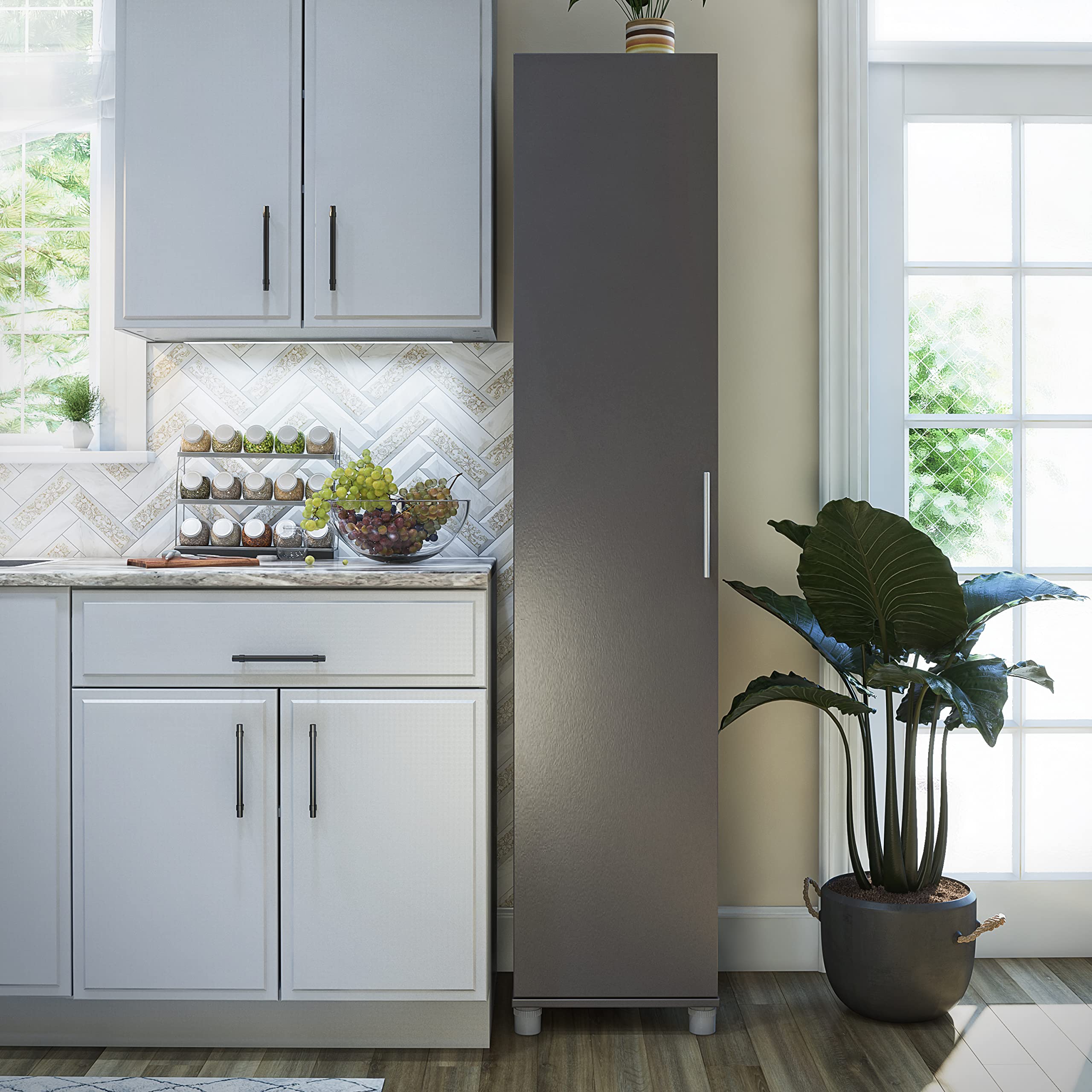 Evolution Camberly 16" Utility Storage Cabinet, Graphite Gray