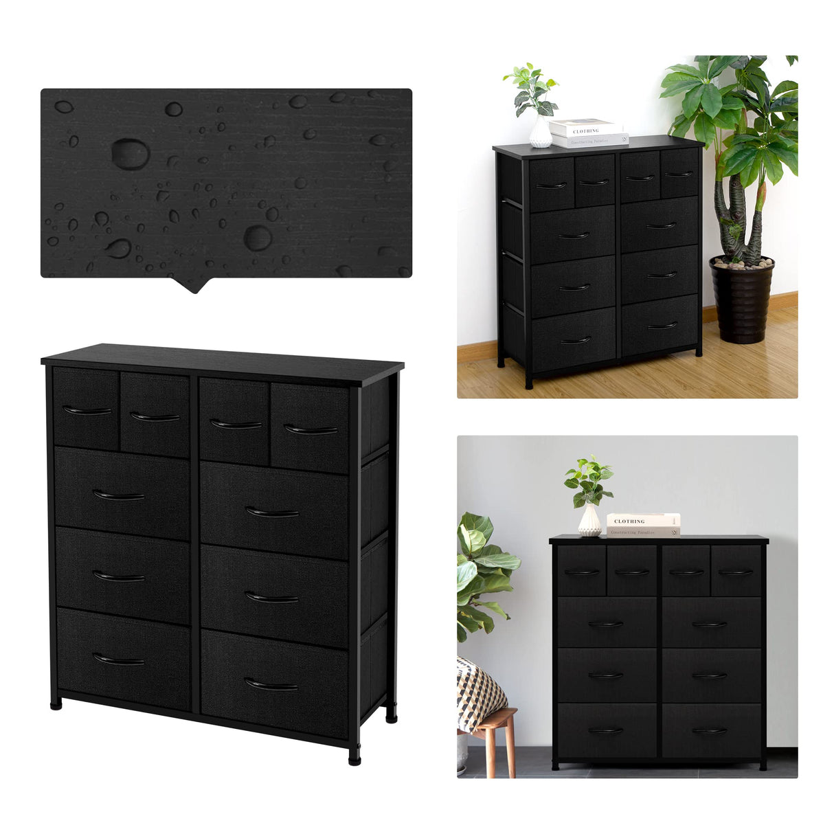 Wide Fabric Storage and Organization, Bedroom Dresser