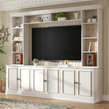4-Piece Entertainment Center Wall Unit for TVs up to 70"