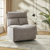 Recliner Chairs for Adults, Oversized Recliner with Adjustable Backrest & Footrest,