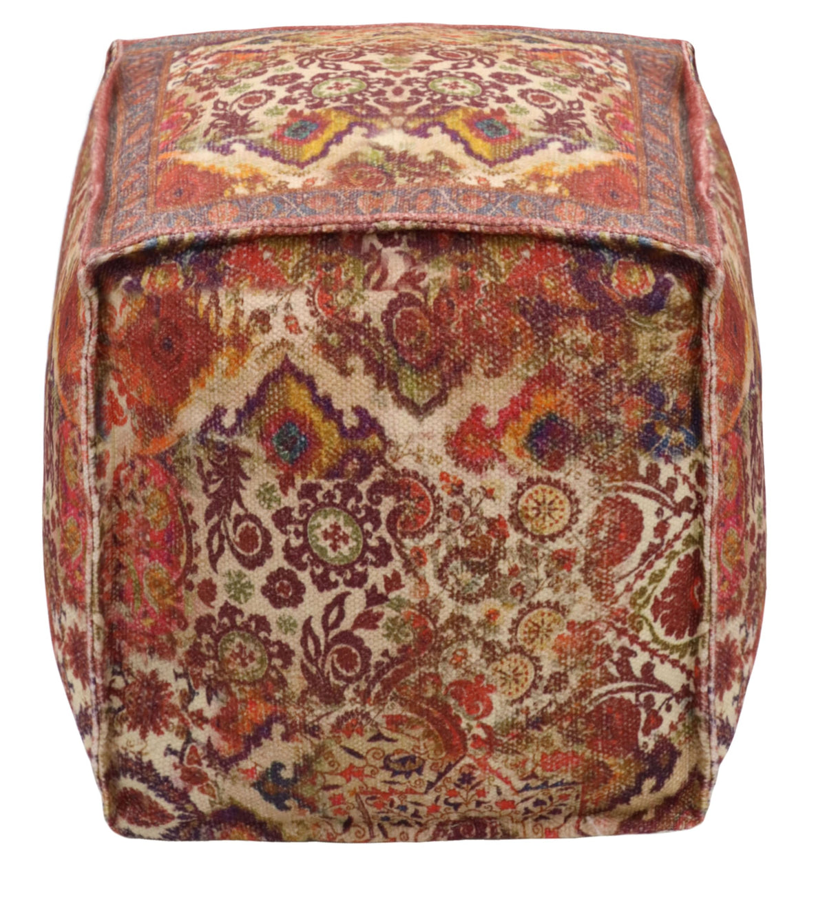 Printed Pouf - Ottoman Foot Stool Bean Bag - Dorm Kids Room Bedroom Home Décor