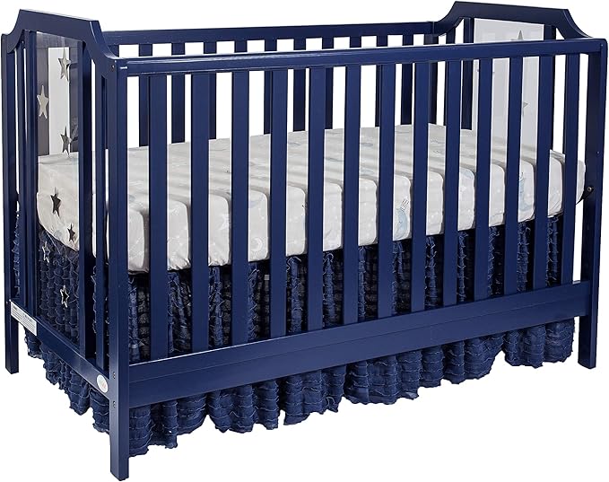 3-in-1 Convertible Crib, Easily Converts to Toddler Bed or Daybed, 3-Position Adjustable