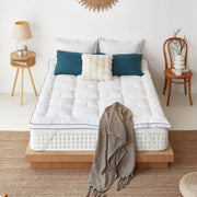 Celeste Mattress Topper Queen Size, Extra Thick Pillow Top Mattress