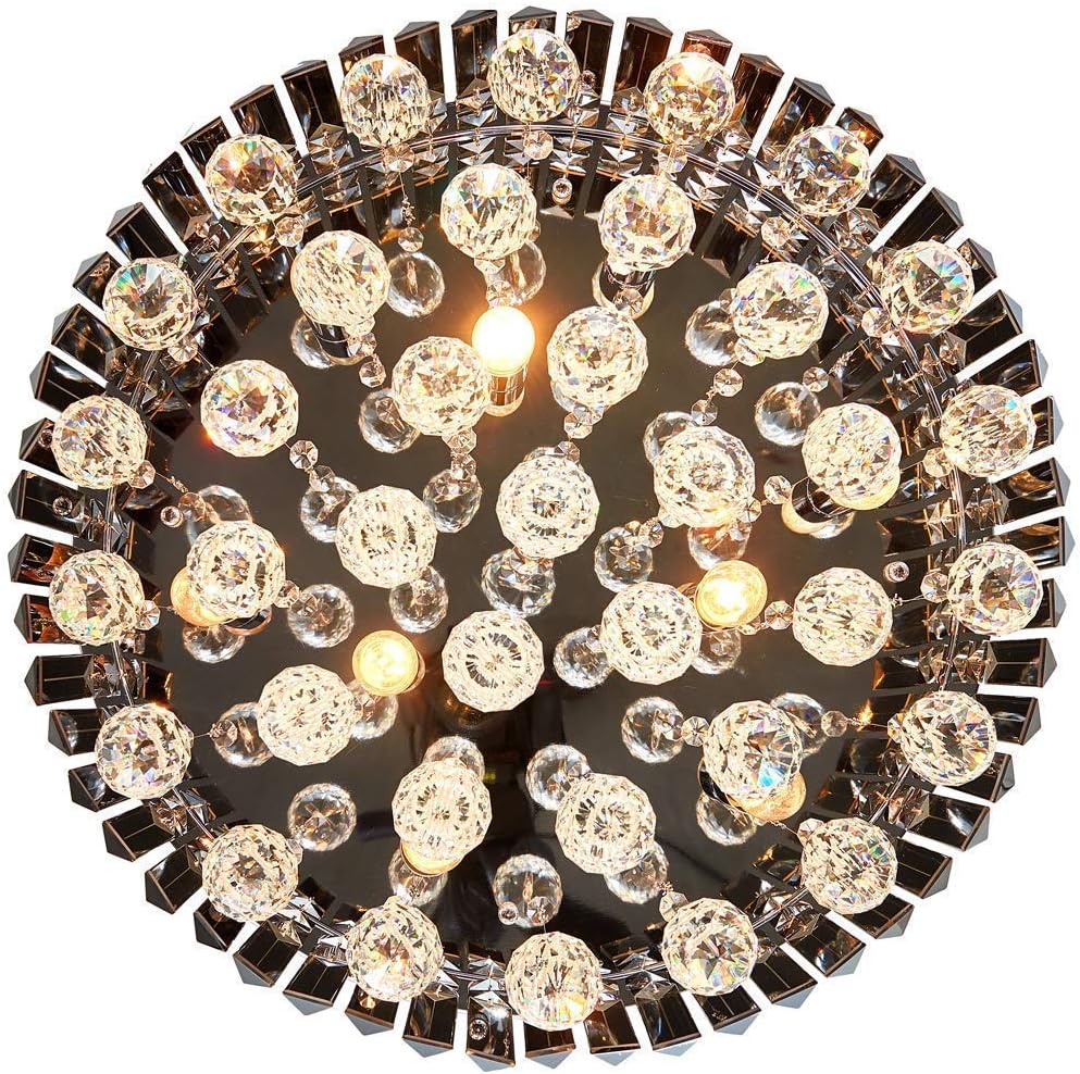 Crystal Chandelier, Modern Chandeliers,Flush Mount Chandelier,Ceiling Light Fixture,