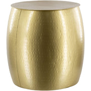 Artistic Weavers Cersei End Table, 17" H W x 15" D, Gold