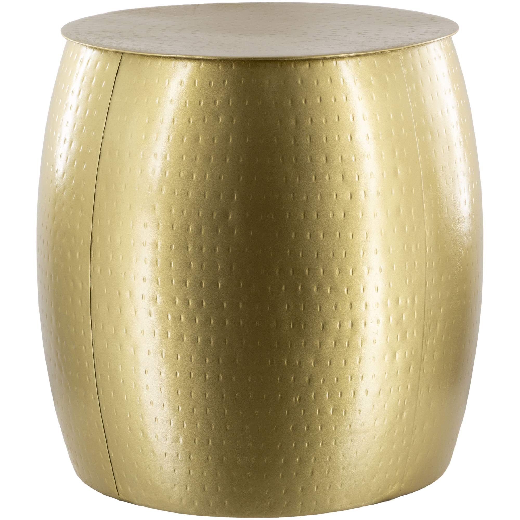 Artistic Weavers Cersei End Table, 17" H W x 15" D, Gold